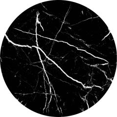 Vodítko ručka 25 cm - Černý mramor