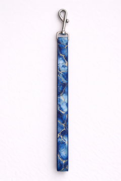Vodítko ručka 25 cm - Blue mramor