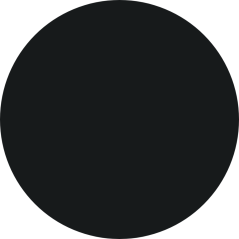 Polostahovací obojek Černý jednobarevný