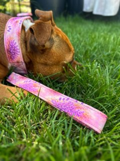 Vodítko ručka 25 cm - Levandule