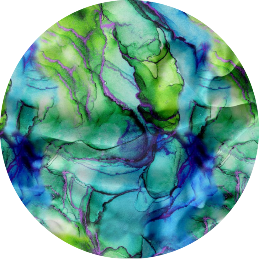 Vodítko ručka 25 cm - Green mramor