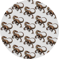 Vodítko ručka 25 cm - Dinosaurus