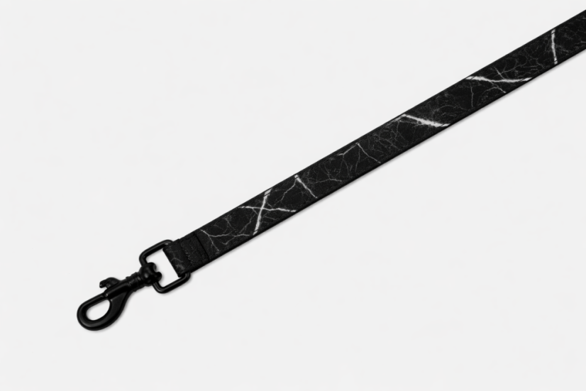 Vodítko ručka 25 cm - Černý mramor