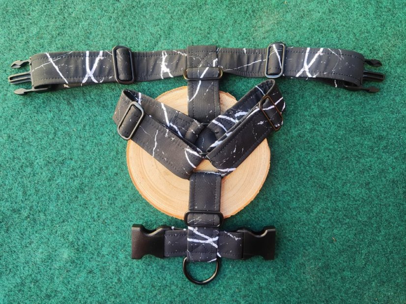 Postroj zapínání kolem krku Maskovaná zebra