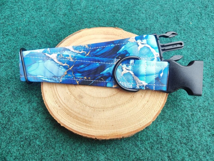 Obojek Blue mramor MINI
